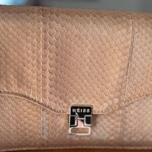 Reiss Light Tan Clutch‎ Bag